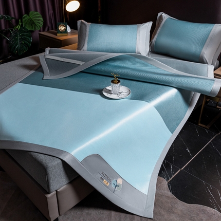 91家纺网 家纺一手货源 找家纺 （总）阿牛席业 2025新款冰藤凉席系列冰藤抑菌凉席