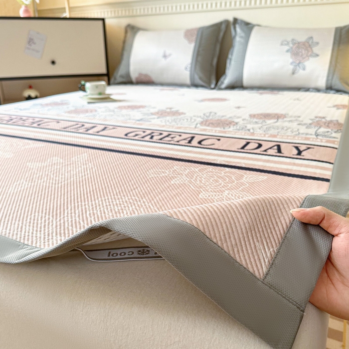 91家纺网 家纺一手货源 找家纺 阿牛席业 2025新款凉感印花软席系列一 郝本日记