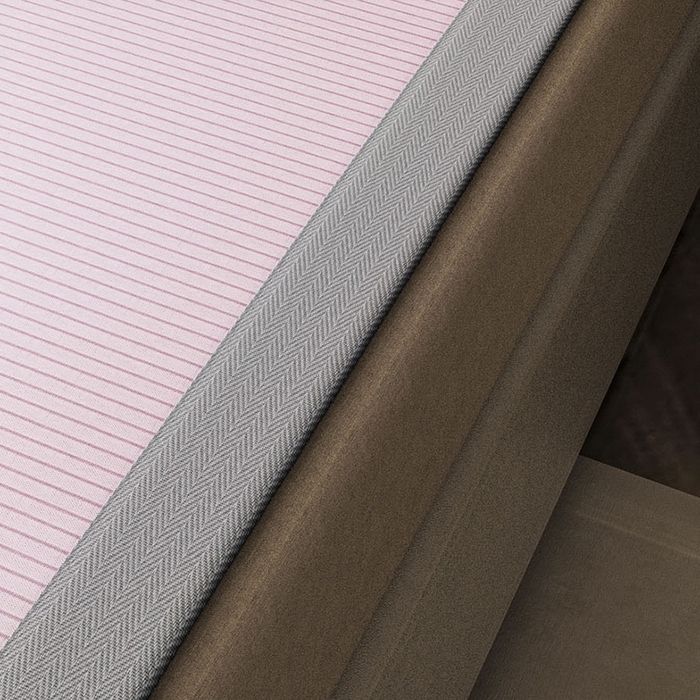 91家纺网 家纺一手货源 找家纺 阿牛席业 2025新款水洗冰晶系列-宽头绣复三明治条席 水云间-粉-反面三明治款条席