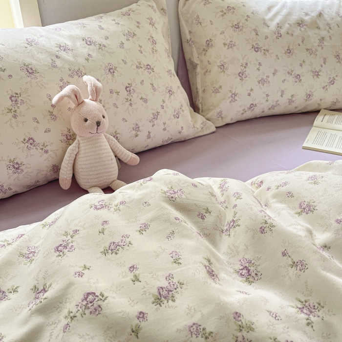 91家纺网 家纺一手货源 找家纺 贝拉梦家纺 2025爆款新款A类有氧针织双层纱四件套 伯爵夫人