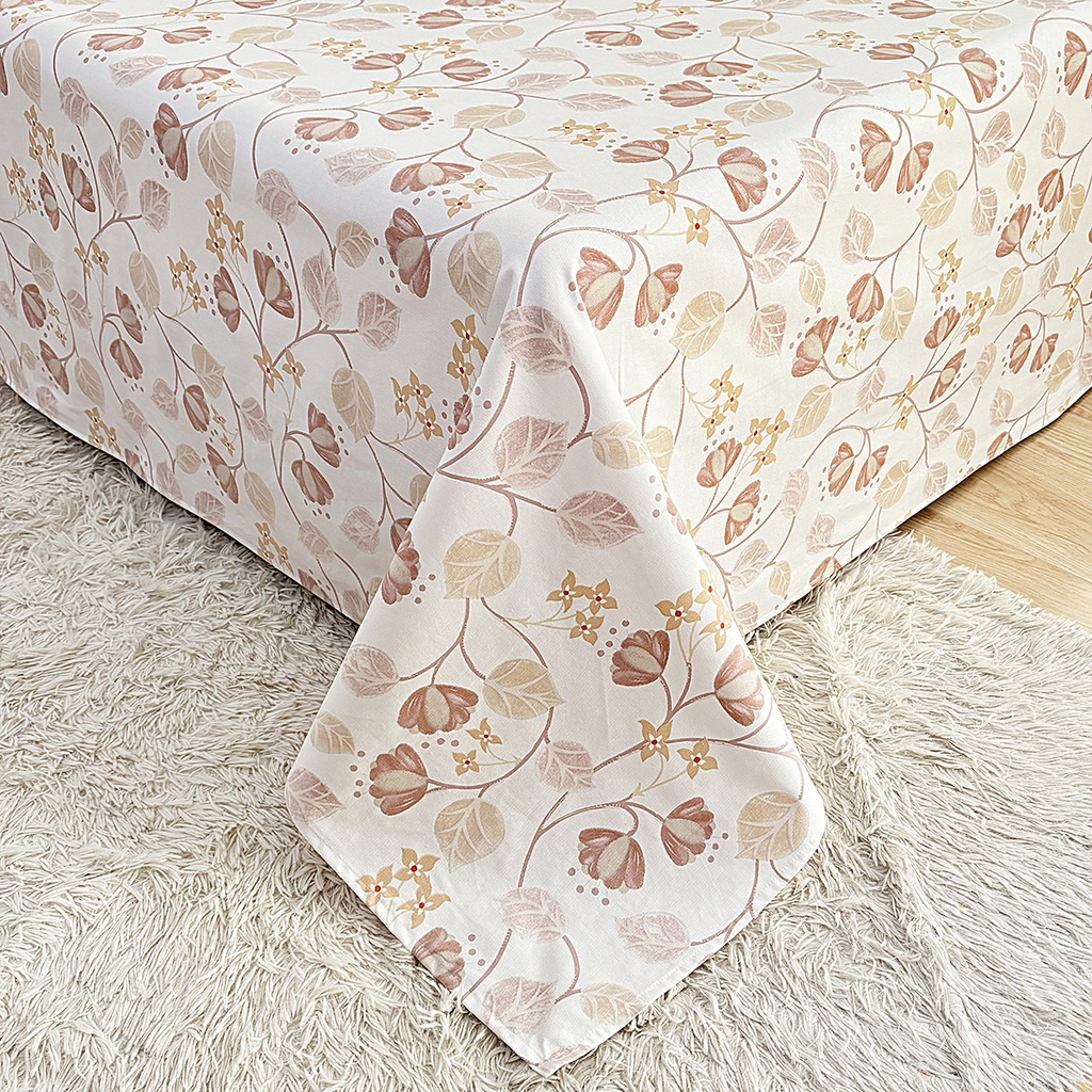 91家纺网 家纺一手货源 找家纺 伊而梦蚊帐 2025新款A类老粗布抗菌床单 挂金锁-红