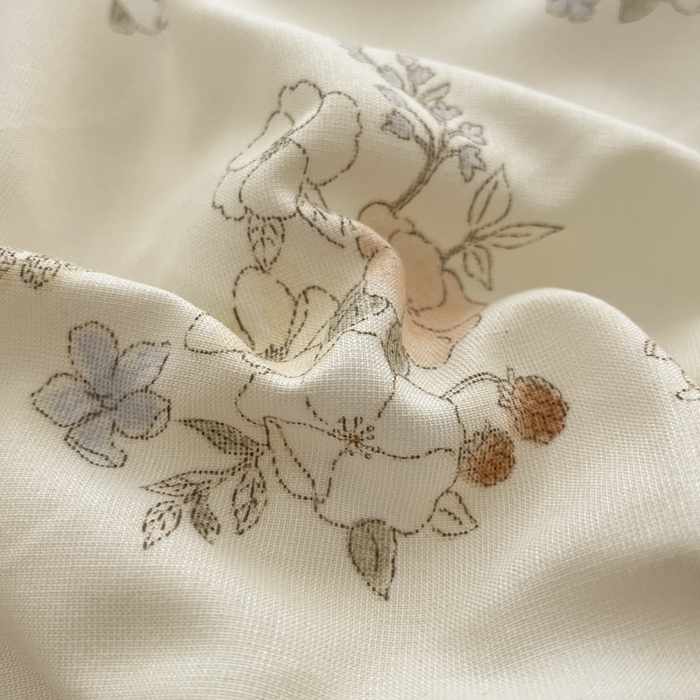 91家纺网 家纺一手货源 找家纺 贝拉梦家纺 2025爆款新款A类有氧针织双层纱四件套 塔莎的花园