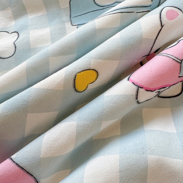 91家纺网 家纺一手货源 找家纺 魅图家纺 2025新款A类超柔云朵棉棉花被夏被 猫咪派对