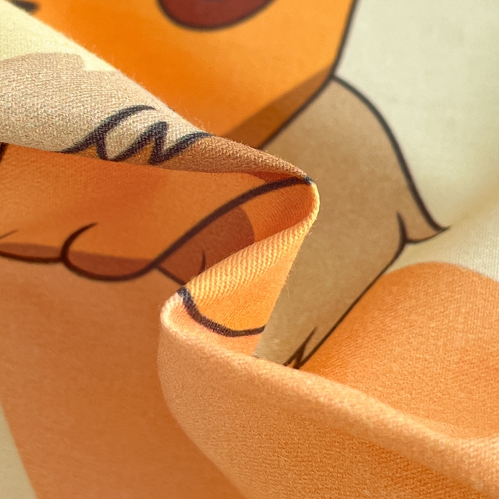 91家纺网 家纺一手货源 找家纺 金爱家 2025新款宝可梦正版授权皮卡丘纯棉印花系列四件套 棉宝可梦-泡泡伊布