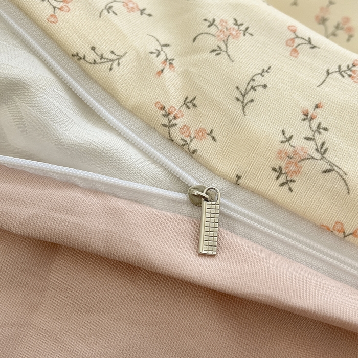 91家纺网 家纺一手货源 找家纺 贝拉梦家纺 2025爆款新款A类有氧针织双层纱四件套 生如夏花