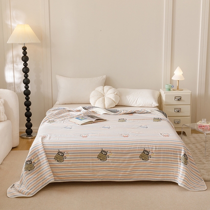 91家纺网 家纺一手货源 找家纺 （总）悦然毛巾被 2025新款全棉６层纱毛巾被