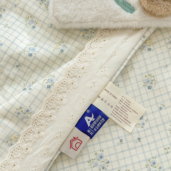 91家纺网 家纺一手货源 找家纺 （总）木楌家居 2025新款全棉双层纱大豆夏被