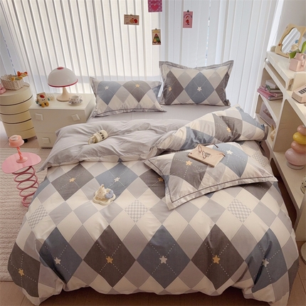 91家纺网 家纺一手货源 找家纺 （总）于果 2025新款全棉13070四件套系列