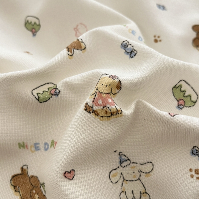 91家纺网 家纺一手货源 找家纺 贝拉梦家纺 2025爆款新款A类有氧针织双层纱四件套 软萌萌