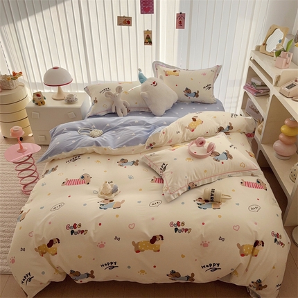 91家纺网 家纺一手货源 找家纺 （总）于果 2025新款全棉13070四件套系列