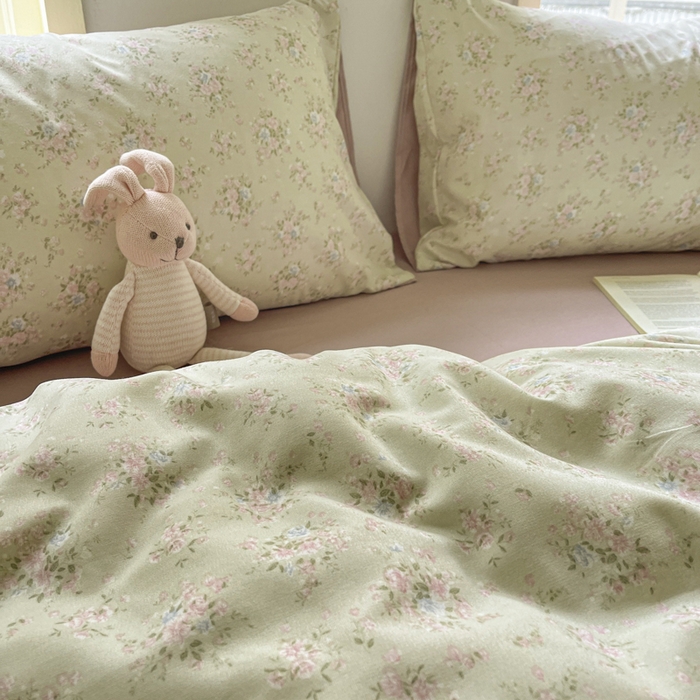 91家纺网 家纺一手货源 找家纺 （总）贝拉梦家纺 2025爆款新款A类有氧针织双层纱四件套