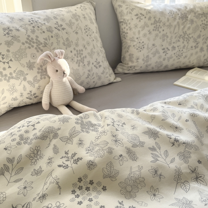 91家纺网 家纺一手货源 找家纺 贝拉梦家纺 2025爆款新款A类有氧针织双层纱四件套 瑞莎