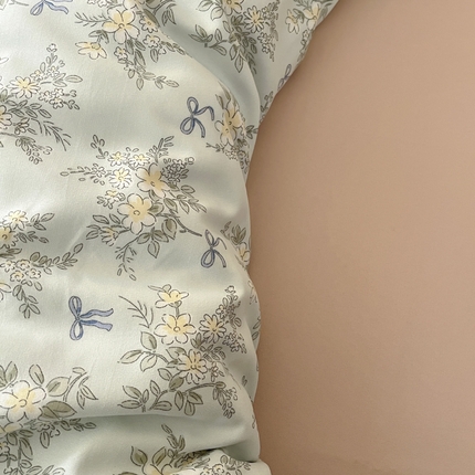 贝拉梦家纺 2025爆款新款A类有氧针织双层纱四件套 晚秋