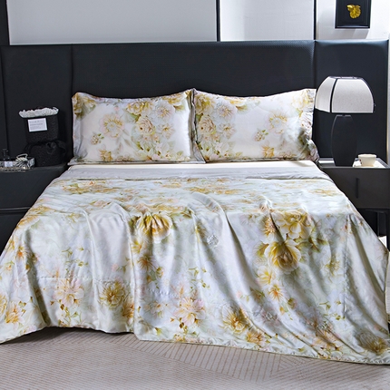 91家纺网 家纺一手货源 找家纺 （总）鑫田家纺 60s莱赛尔天丝夏被100%蚕丝被夏凉被空调被可水洗蚕丝被