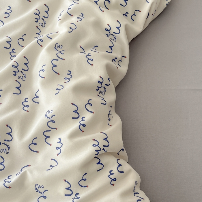 91家纺网 家纺一手货源 找家纺 贝拉梦家纺 2025爆款新款A类有氧针织双层纱四件套 冰岛