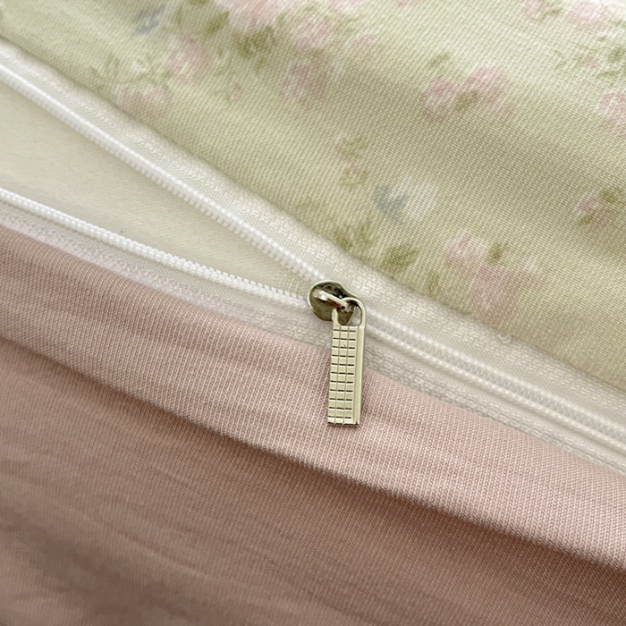 91家纺网 家纺一手货源 找家纺 贝拉梦家纺 2025爆款新款A类有氧针织双层纱四件套 百利甜