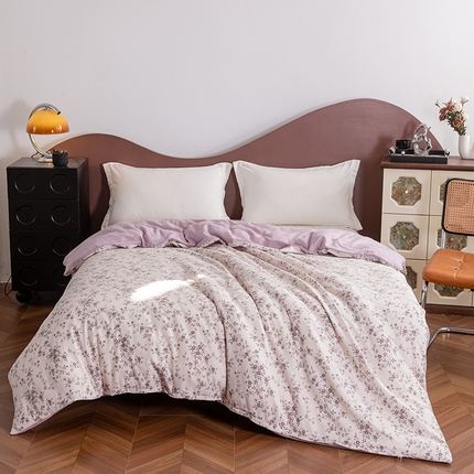 91家纺网 家纺一手货源 找家纺 （总）锦罗绣 2025新款A类母婴全棉有氧印花双层纱单被套可定制任意尺寸