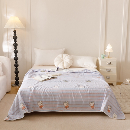 91家纺网 家纺一手货源 找家纺 （总）悦然毛巾被 2025新款全棉６层纱毛巾被