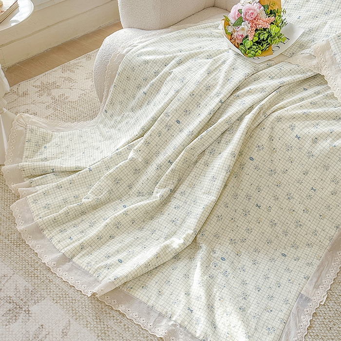 91家纺网 家纺一手货源 找家纺 （总）木楌家居 2025新款全棉双层纱大豆夏被