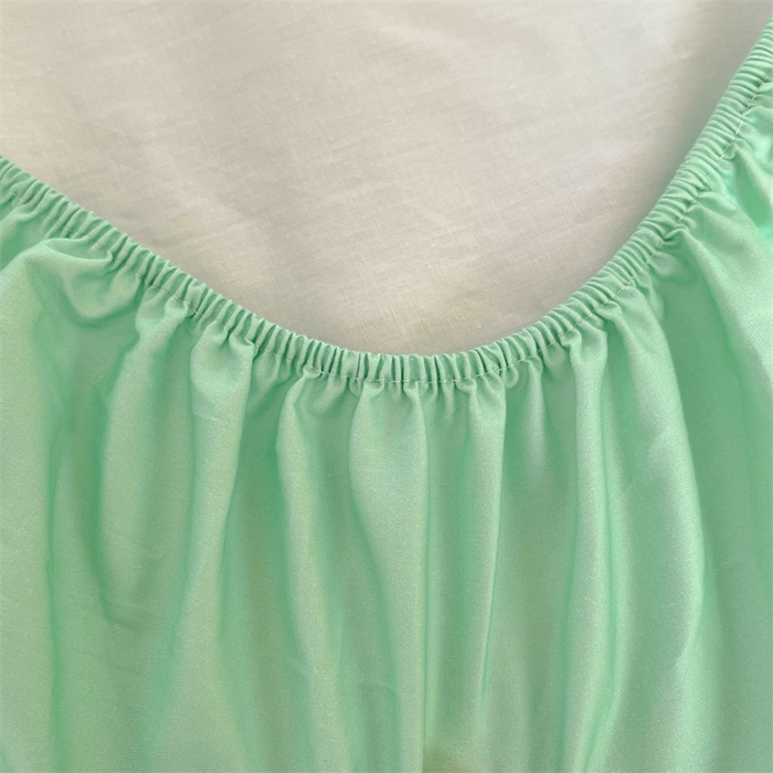 91家纺网 家纺一手货源 找家纺 梦舒羽 2025新款正版全棉床笠卡通床笠罩全包席梦思床垫保护罩 萌鸭一族-绿