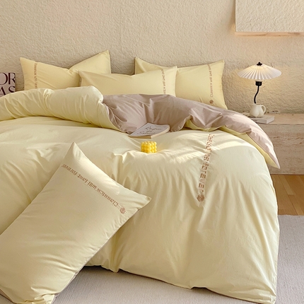 91家纺网 家纺一手货源 找家纺 （总）拼社家纺   2025新款母婴及全棉水洗棉刺绣四件套纯棉床上用品