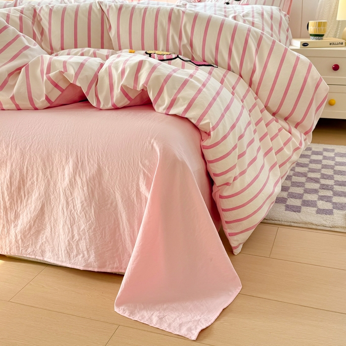 91家纺网 家纺一手货源 找家纺 上尚居 2025新款云朵棉卡通毛巾绣四件套 蛋糕KT