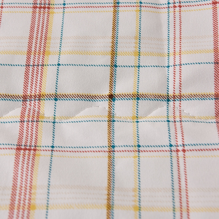 91家纺网 家纺一手货源 找家纺 艾兜坊  2025新款亲肤原棉夏被 1米白粉格