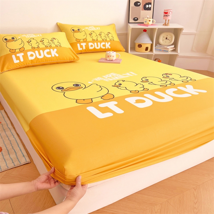 91家纺网 家纺一手货源 找家纺 （总）梦舒羽 2025新款正版全棉床笠卡通床笠罩全包席梦思床垫保护罩