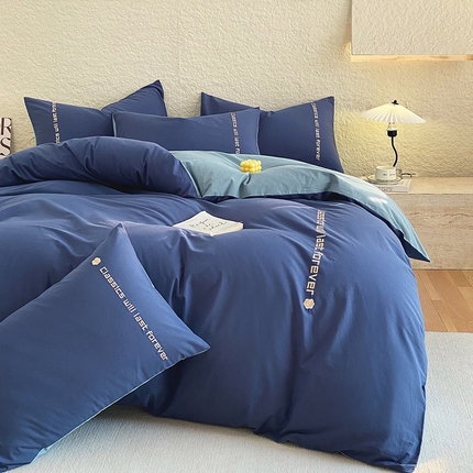 91家纺网 家纺一手货源 找家纺 （总）拼社家纺   2025新款母婴及全棉水洗棉刺绣四件套纯棉床上用品