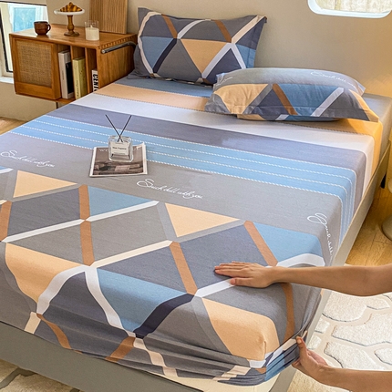 91家纺网 家纺一手货源 找家纺 （优质买家秀热卖款不断货）A类母婴级纯棉全棉磨毛床单纯棉全棉磨毛床笠全棉纯棉磨毛床单全棉纯棉磨毛床笠 菱格