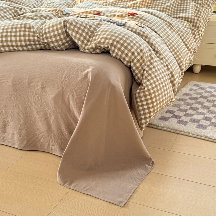 91家纺网 家纺一手货源 找家纺 上尚居 2025新款云朵棉卡通毛巾绣四件套 腊肠小狗