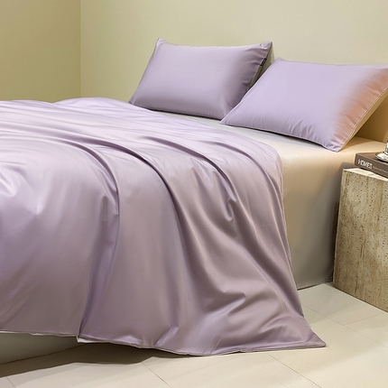 91家纺网 家纺一手货源 找家纺 （总）拼社家纺 2025新款轻奢高支贡缎长绒棉四件套全棉四件套简约纯色纯棉床上用品（买家秀）