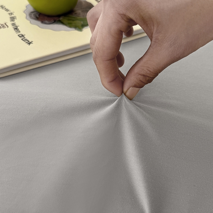 91家纺网 家纺一手货源 找家纺 佰亿莱 2025新款简约舒适全棉单品系列单床笠 高级灰