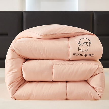 91家纺网 家纺一手货源 找家纺 （总）（买家秀爆款不断货）A类母婴级百分百羊毛被子澳洲羊毛被芯澳洲羊毛被胎WOOL QUILT春秋被秋冬