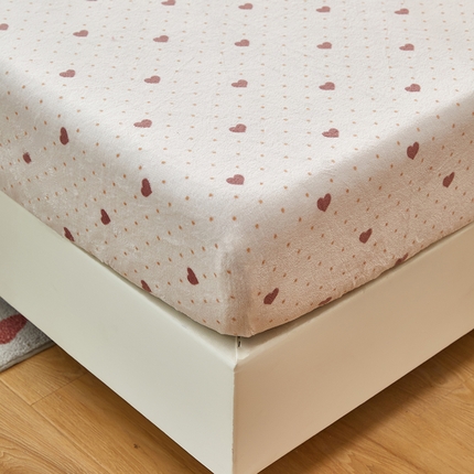 91家纺网 家纺一手货源 找家纺 买家秀 爆款不断货）A类母婴级纯色牛奶绒床笠珊瑚绒床笠雪花绒床笠牛奶绒床罩珊瑚绒床罩雪花绒床罩床垫套 爱心  驼