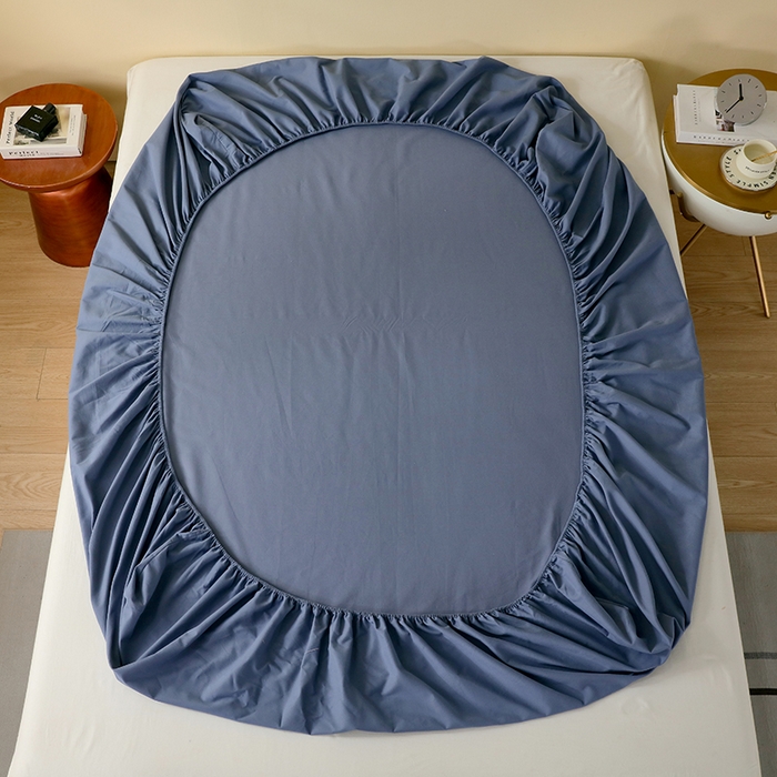 91家纺网 家纺一手货源 找家纺 买家秀）（爆款花型 长期款不断货）A类母婴级全棉磨毛床单纯棉磨毛床笠纯棉床单纯棉床笠全棉床笠 绀蓝色