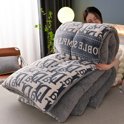 91家纺网 家纺一手货源 找家纺 （买家秀 爆款花色不断货）A类母婴级羊羔绒被子被芯牛奶绒被子被芯春秋被秋冬被塔芙绒被子被芯雪花绒被子 D时代