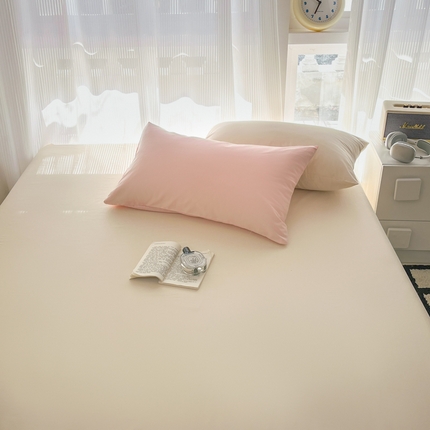 91家纺网 家纺一手货源 找家纺 （总）耀悦家纺 2025新款A类纯棉60支拼色系列单床笠