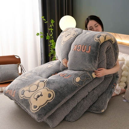 91家纺网 家纺一手货源 找家纺 （总）（买家秀 爆款花色不断货）A类母婴级羊羔绒被子被芯牛奶绒被子被芯春秋被秋冬被塔芙绒被子被芯雪花绒被子