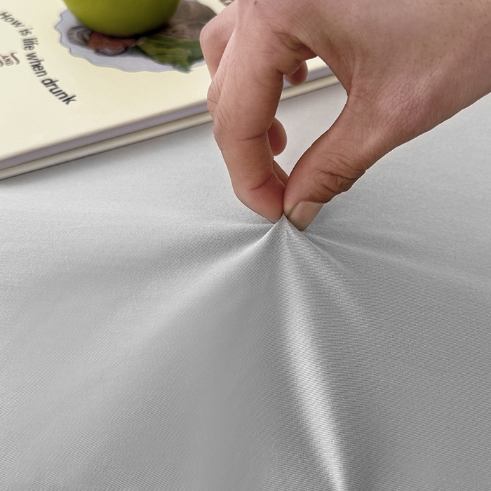 91家纺网 家纺一手货源 找家纺 佰亿莱 2025新款简约舒适全棉单品系列单床笠 浅灰色