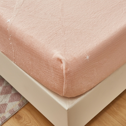 91家纺网 家纺一手货源 找家纺 买家秀 爆款不断货A类母婴级纯色雕花绒床笠牛奶绒床笠珊瑚绒床笠雪花绒床笠牛奶绒床罩珊瑚绒床罩床垫套 1雕花漫舞 桔色