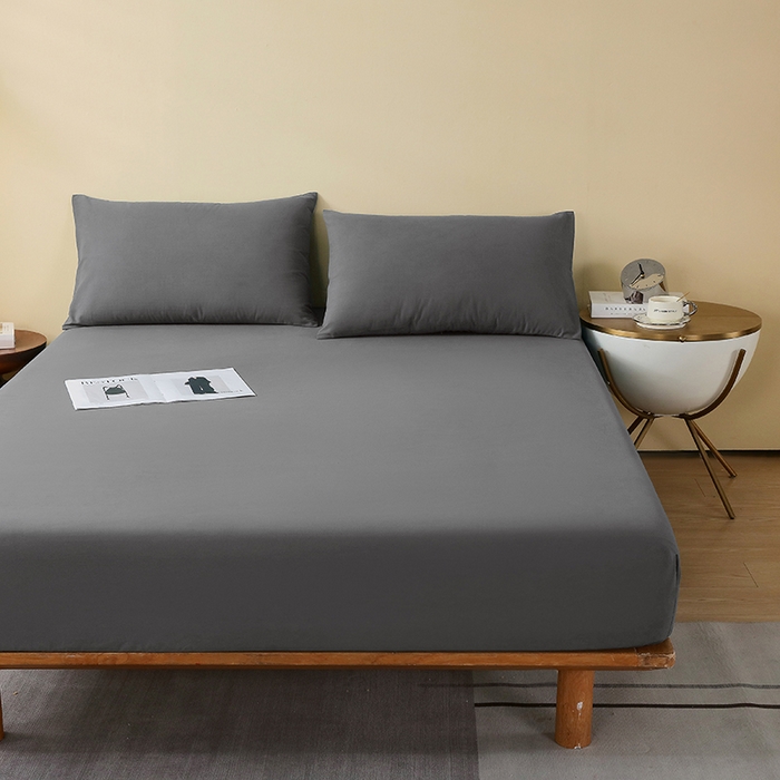 91家纺网 家纺一手货源 找家纺 买家秀）（爆款花型 长期款不断货）A类母婴级全棉磨毛床单纯棉磨毛床笠纯棉床单纯棉床笠全棉床笠 魅影灰