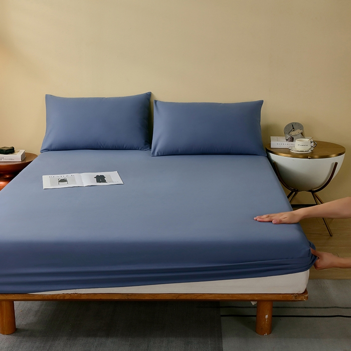 91家纺网 家纺一手货源 找家纺 买家秀）（爆款花型 长期款不断货）A类母婴级全棉磨毛床单纯棉磨毛床笠纯棉床单纯棉床笠全棉床笠 绀蓝色