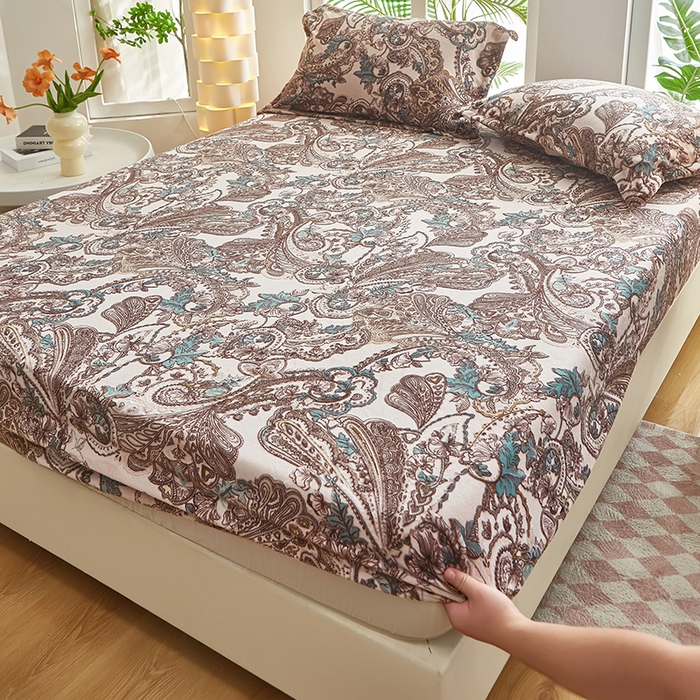 91家纺网 家纺一手货源 找家纺 买家秀 爆款不断货A类母婴级纯色雕花绒床笠牛奶绒床笠珊瑚绒床笠雪花绒床笠牛奶绒床罩珊瑚绒床罩床垫套 雕花绒红灰腰果花