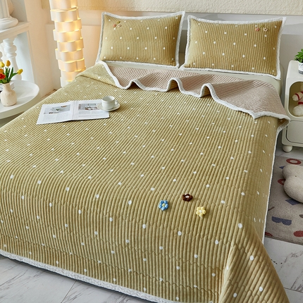 91家纺网 家纺一手货源 找家纺 （总）买家秀 爆款不断货A类母婴级纯色床盖三件套牛奶绒床盖三件套珊瑚绒床盖三件套雪花绒床盖三件套牛奶绒床单