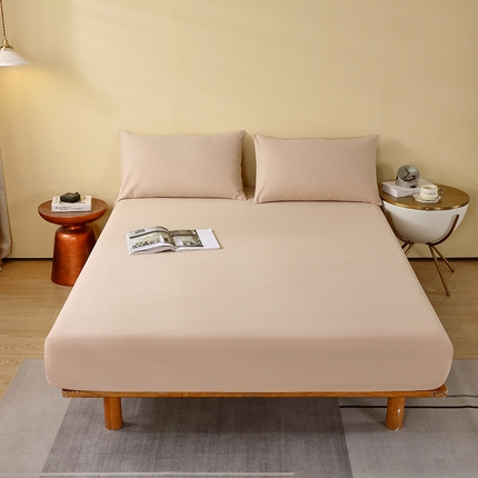 91家纺网 家纺一手货源 找家纺 买家秀）（爆款花型 长期款不断货）A类母婴级全棉磨毛床单纯棉磨毛床笠纯棉床单纯棉床笠全棉床笠 浅卡其