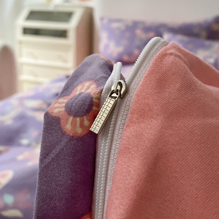 91家纺网 家纺一手货源 找家纺 （买家秀爆款花色不断货）A类母婴级小清新磨毛四件套简约磨毛四件套花卉磨毛四件套卡通磨毛四件套格子条纹 翩翩若叶