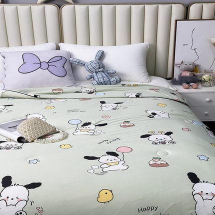 91家纺网 家纺一手货源 找家纺 （总）（自己工厂有网销大热款 网销帮推可合作优惠 长期款不断货）2024新款A类针织棉夏被空调被-风格二