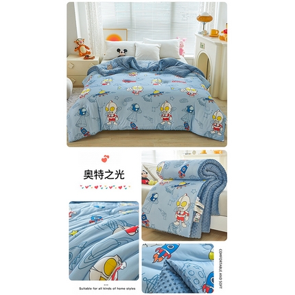 91家纺网 家纺一手货源 找家纺 （总）（买家秀 爆款花型长期款不断货）迪士尼豆豆被针织棉被子针织棉豆豆被迪士尼正版授权豆豆被春冬被-学生被