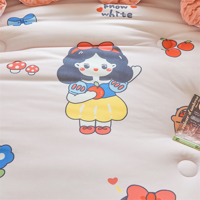 91家纺网 家纺一手货源 找家纺 （买家秀 爆款花型长期款不断货）迪士尼豆豆被针织棉被子针织棉豆豆被迪士尼正版授权豆豆被春冬被-学生被 迪士尼公主